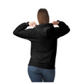 Black - Back - Gildan Unisex Adult Softstyle Fleece Midweight Hoodie