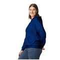 Navy Blue - Side - Gildan Unisex Adult Softstyle Fleece Midweight Hoodie