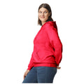 Red - Side - Gildan Unisex Adult Softstyle Fleece Midweight Hoodie