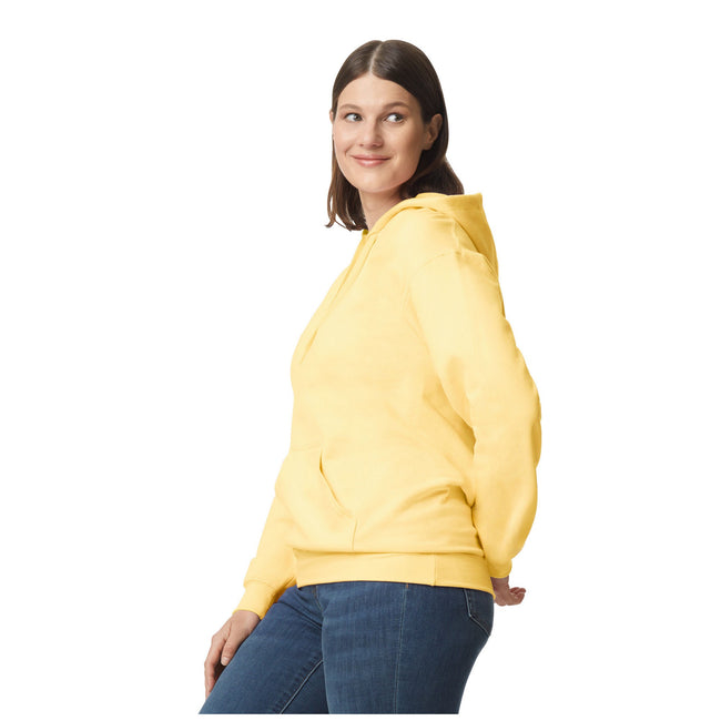 Yellow Haze - Side - Gildan Unisex Adult Softstyle Fleece Midweight Hoodie