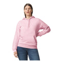 Light Pink - Front - Gildan Unisex Adult Softstyle Fleece Midweight Hoodie