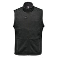 Black Heather - Front - Stormtech Mens Avalante Pure Earth Full Zip Gilet