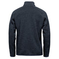 Navy Heather - Back - Stormtech Mens Avalante Pure Earth Full Zip Fleece Jacket