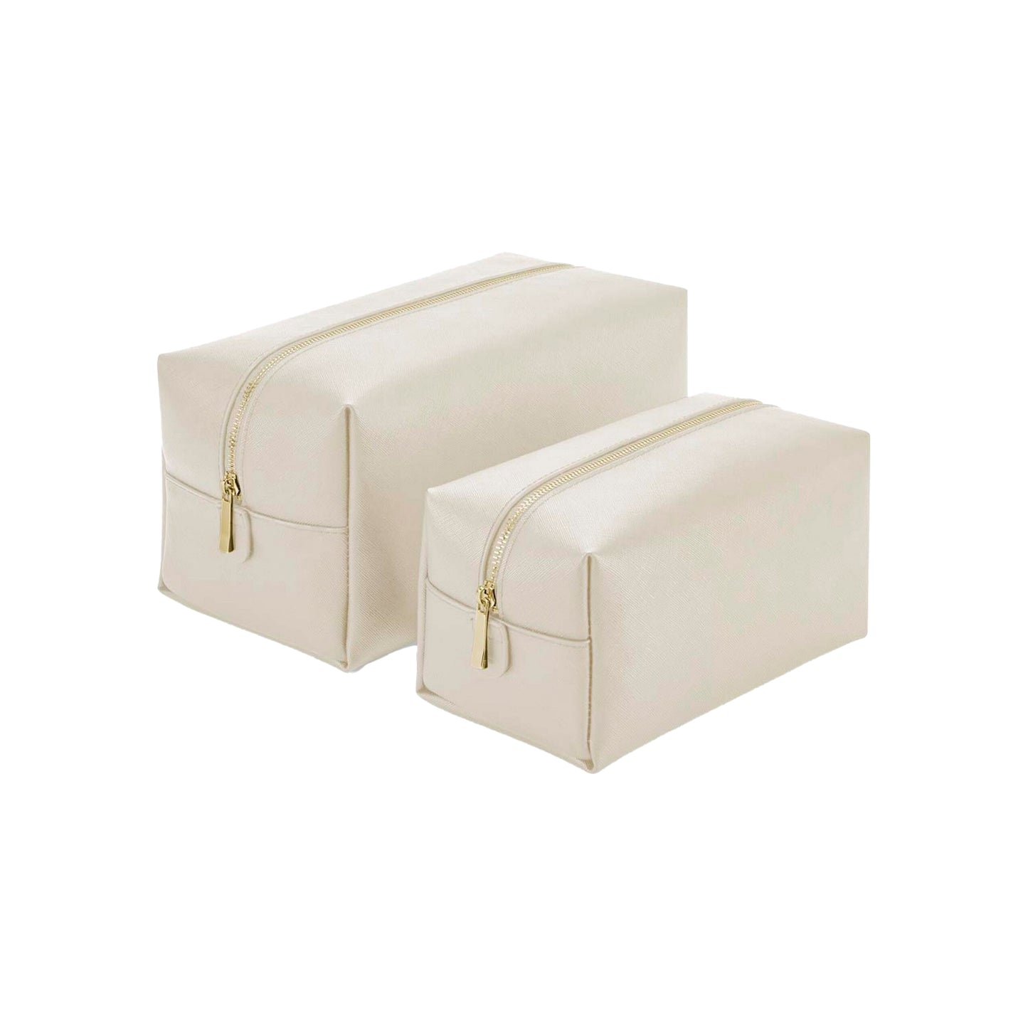 Oyster - Front - Bagbase Boutique Plain Toiletry Bag