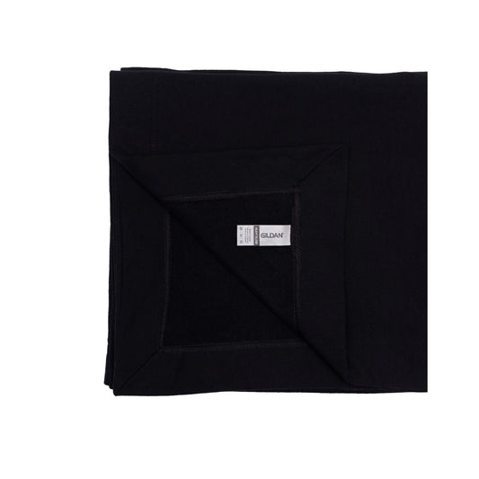 Black - Front - Gildan Heavy Blend Stadium Blanket