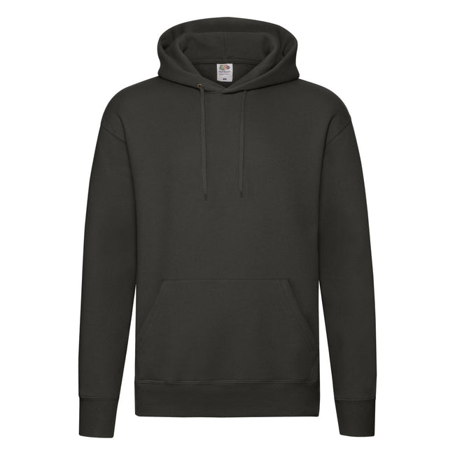Charcoal - Front - Fruit of the Loom Mens Premium Hoodie