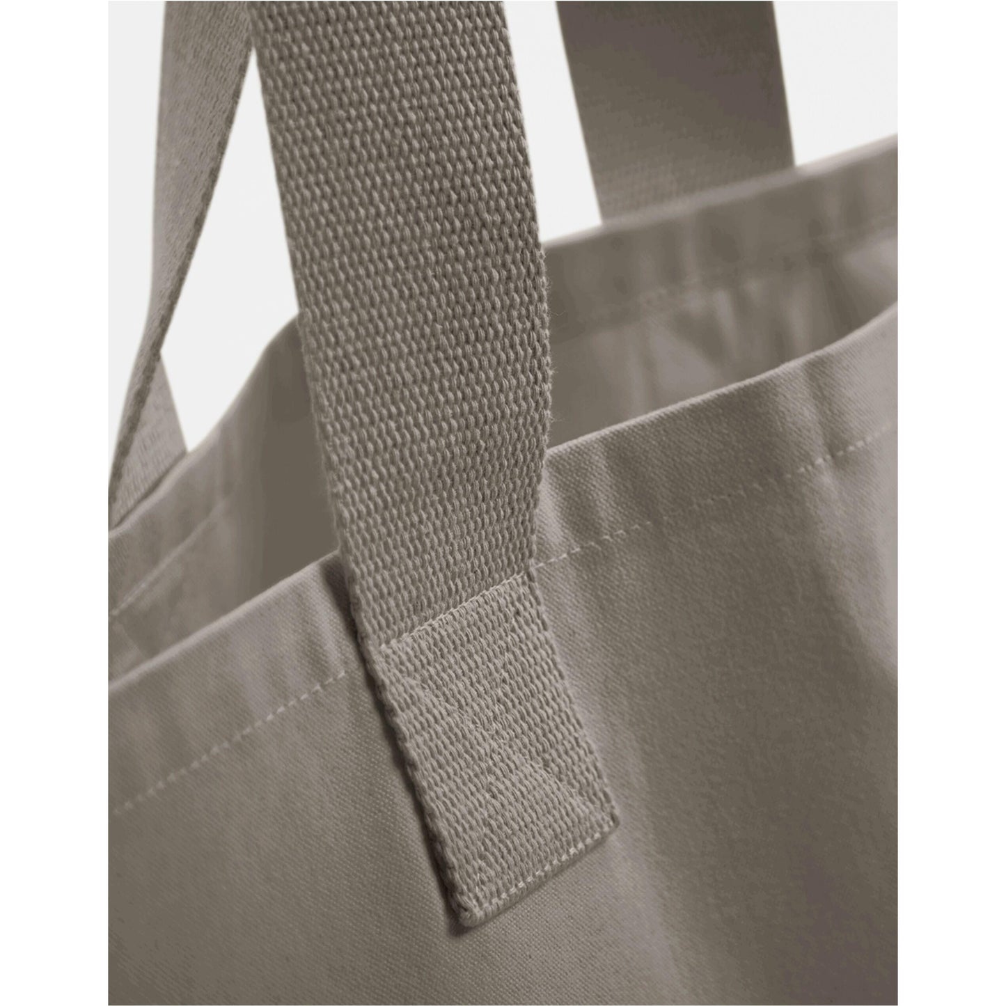 Mushroom - Side - Westford Mill Canvas Everyday Tote
