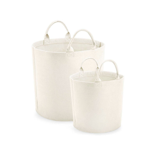 Soft White - Front - Bagbase Felt Trug