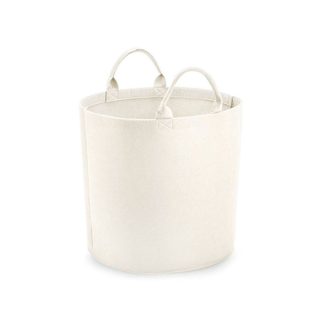 Soft White - Back - Bagbase Felt Trug