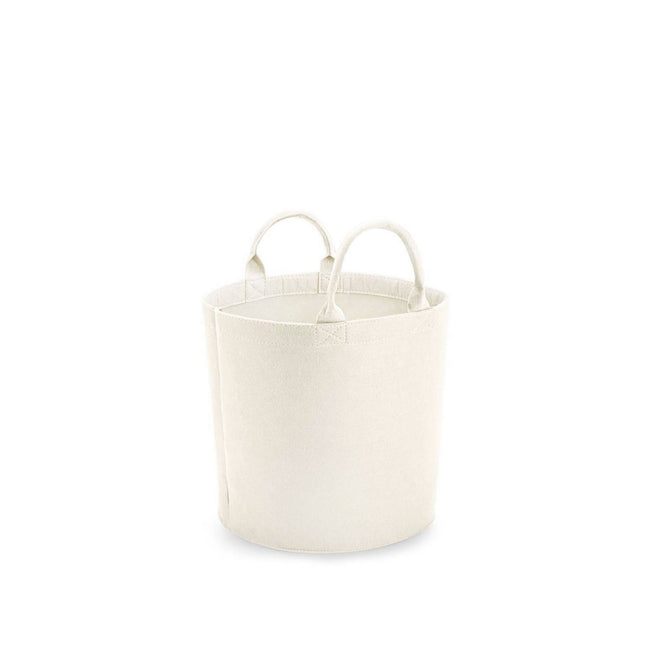 Soft White - Side - Bagbase Felt Trug