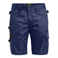 Navy-Black - Front - Jobman Mens Cargo Shorts