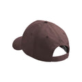Chocolate - Back - Beechfield Childrens-Kids Original 5 Panel Cap