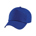 Bright Royal Blue - Front - Beechfield Childrens-Kids Original 5 Panel Cap