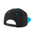 Black-Surf Blue - Back - Beechfield Unisex Adult Contrast 5 Panel Snapback Cap