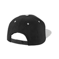 Black-Grey - Back - Beechfield Unisex Adult Contrast 5 Panel Snapback Cap