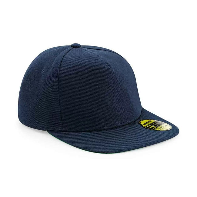French Navy-French Navy - Back - Beechfield Unisex Adult Original Flat Peak Snapback Cap