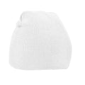 White - Front - Beechfield Unisex Adult Original Pull-On Beanie