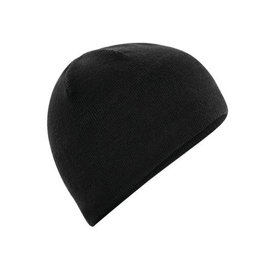 Black - Front - Beechfield Unisex Adult Active Performance Beanie