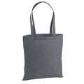 Graphite Grey - Front - Westford Mill Premium Cotton Tote