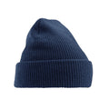 French Navy - Front - Beechfield Unisex Adult Heritage Beanie
