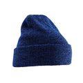 Antique Royal Blue - Front - Beechfield Unisex Adult Heritage Beanie