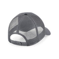 Graphite - Back - Beechfield Unisex Adult Organic Cotton Trucker Cap
