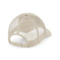 Sand - Back - Beechfield Unisex Adult Organic Cotton Trucker Cap