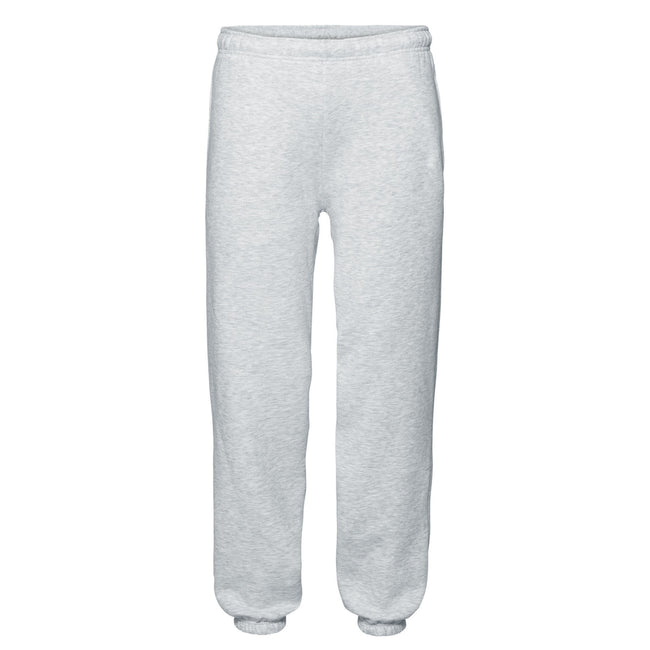 Heather Grey - Front - Fruit of the Loom Mens Premium Elasticated Cuff Jogging Bottoms
