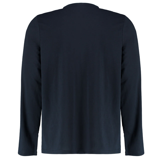 Navy Blue - Back - Kustom Kit Mens Long-Sleeved T-Shirt
