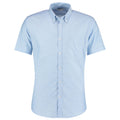 Light Blue - Front - Kustom Kit Mens Slim Short-Sleeved Shirt