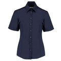 Dark Navy - Front - Kustom Kit Womens-Ladies Tailored Business Shirt