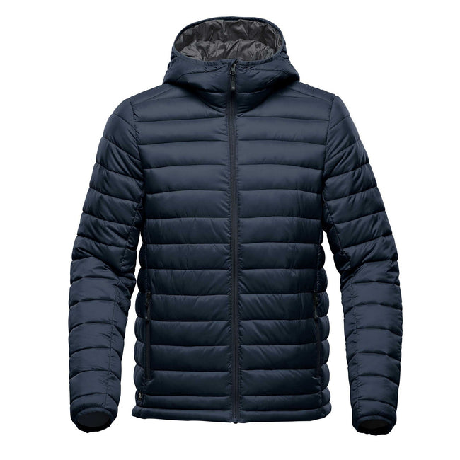 Navy-Graphite - Front - Stormtech Mens Stavanger Thermal Padded Jacket