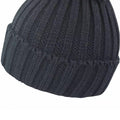 Black - Back - Result Winter Essentials Unisex Adult Knitted HDI Quest Beanie
