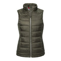 Dark Olive - Front - Russell Womens-Ladies Nano Padded Body Warmer