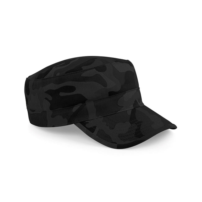 Midnight - Front - Beechfield Unisex Adult Camo Army Cap