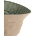 Olive-Stone - Lifestyle - Beechfield Unisex Adult Reversible Bucket Hat