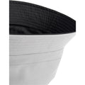 Black-Light Grey - Side - Beechfield Unisex Adult Reversible Bucket Hat