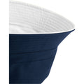 French Navy-White - Lifestyle - Beechfield Unisex Adult Reversible Bucket Hat