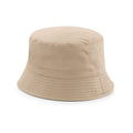 Olive-Stone - Back - Beechfield Unisex Adult Reversible Bucket Hat