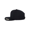 Dark Navy - Close up - Flexfit Unisex Adult Classic Snapback Cap