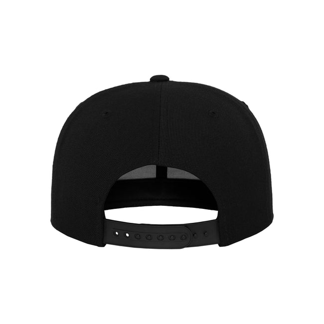 Black - Back - Flexfit Unisex Adult Classic Snapback Cap