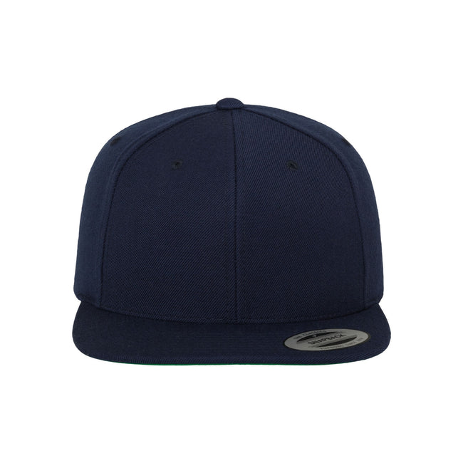 Navy - Front - Flexfit Unisex Adult Classic Snapback Cap