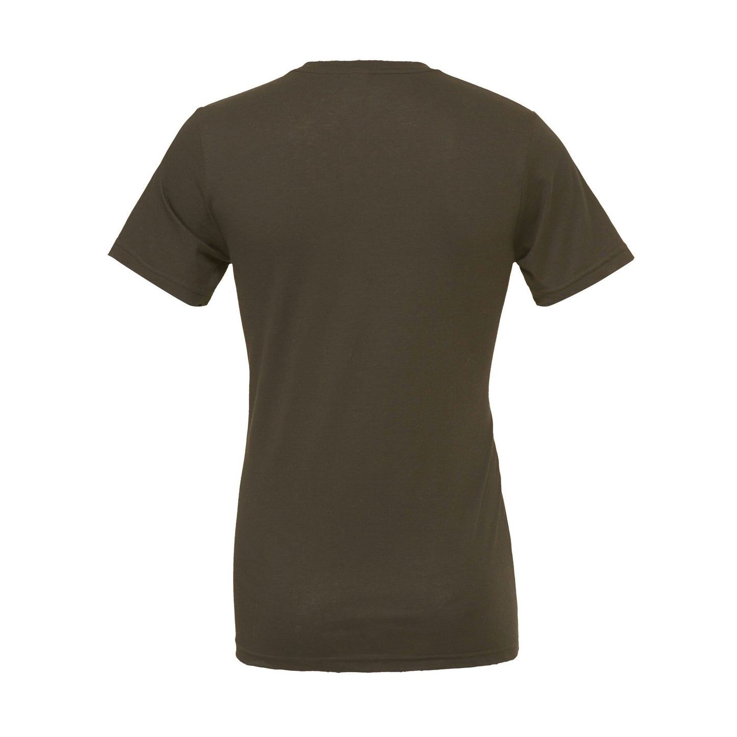 Army - Back - Bella + Canvas Unisex Adult Jersey Short-Sleeved T-Shirt