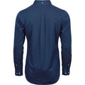 Indigo - Back - Tee Jays Mens Twill Shirt