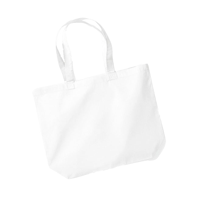 White - Back - Westford Mill Premium Maxi Organic Tote