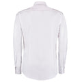 White - Back - Kustom Kit Mens Oxford Slim Long-Sleeved Shirt