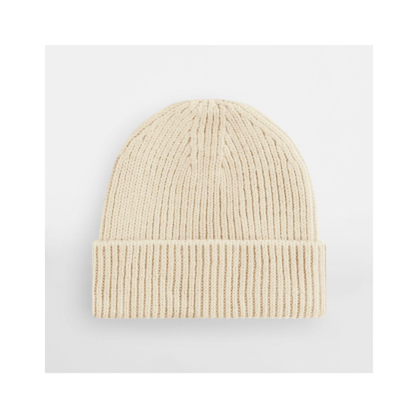 Oatmeal - Lifestyle - Beechfield Unisex Adult Rib Knit Beanie