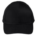 Black - Side - Beechfield Unisex Adult Urbanwear 6 Panel Baseball Cap