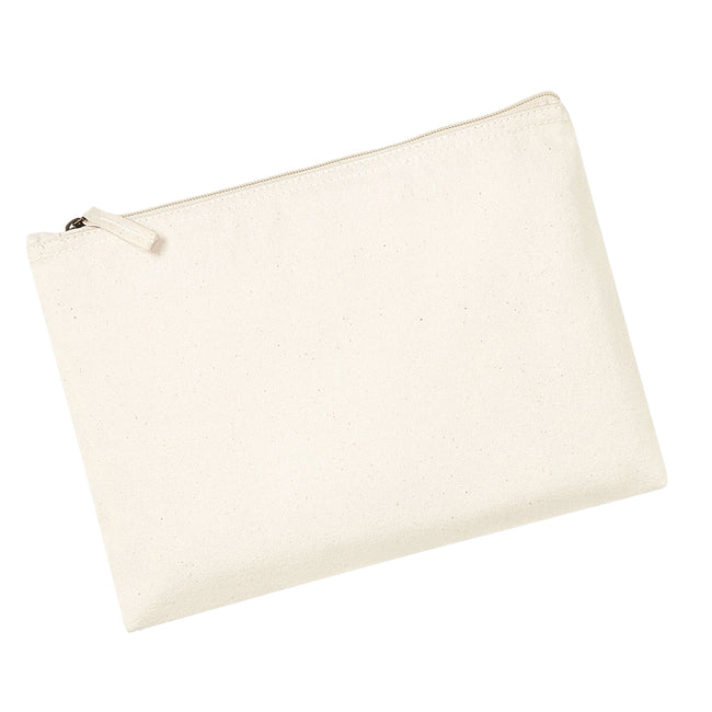 Natural - Back - Westford Mill EarthAware Organic Accessory Bag