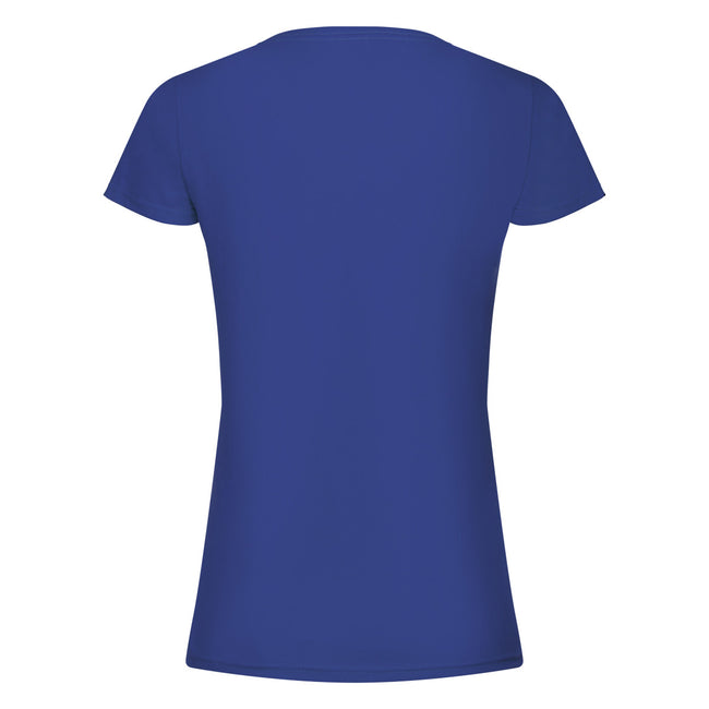 Royal Blue - Back - Fruit of the Loom Womens-Ladies T-Shirt